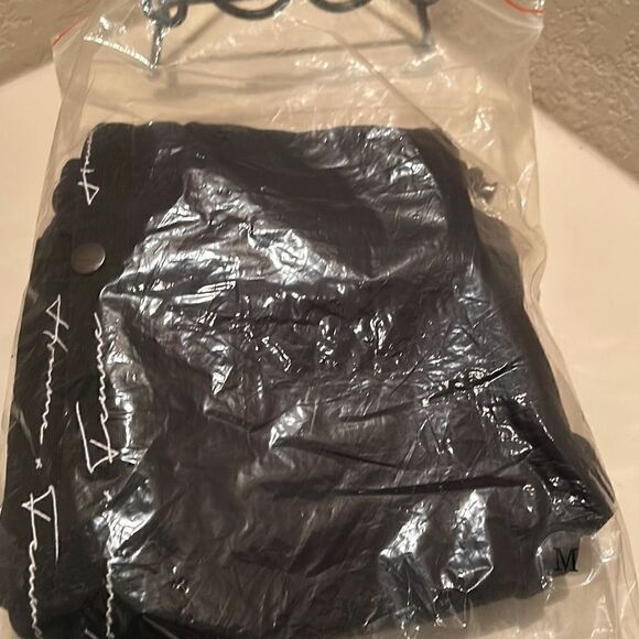 Homme + Femme Unisex M Signature Track Pants Black 100% Cotton Sweatpants New - Picture 14 of 14